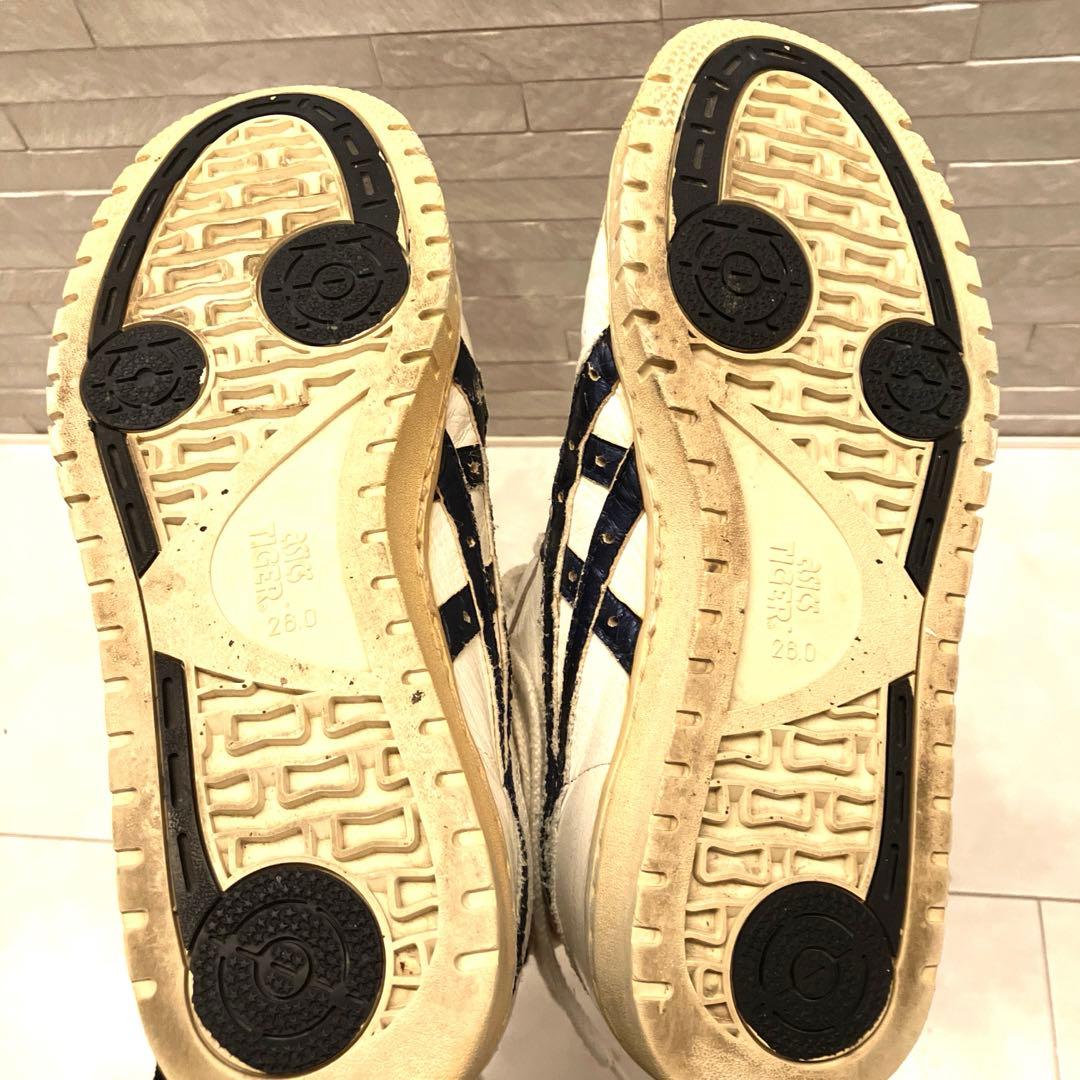 【希少】asics バスケットシューズ ポイントゲッター 26.0 白/紺