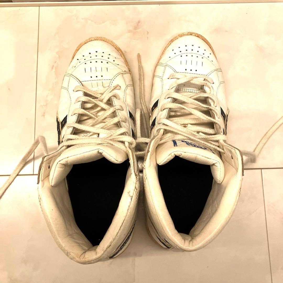 【希少】asics バスケットシューズ ポイントゲッター 26.0 白/紺