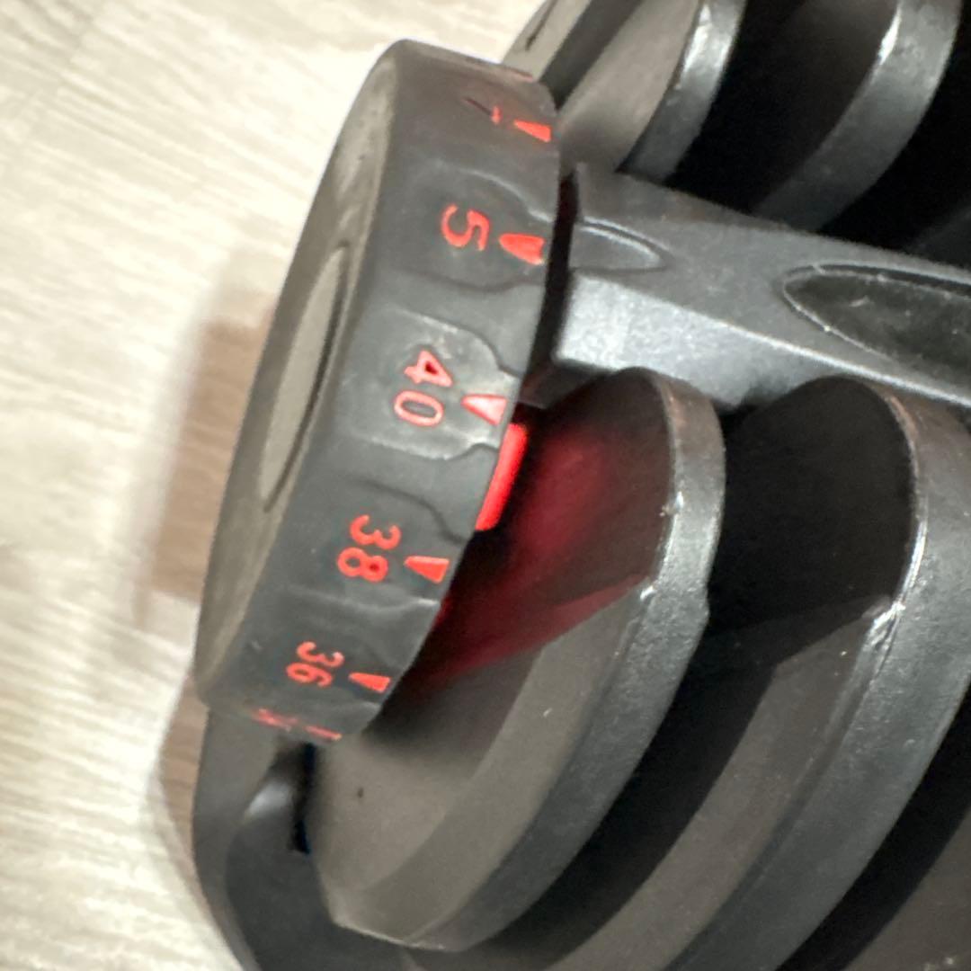 ①可変式ダンベル 5kgから40kg 筋トレ