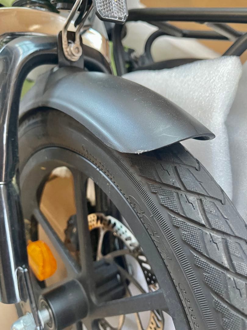 AIDDE A2折りたたみ式電動アシスト自転車 ライムグリーン