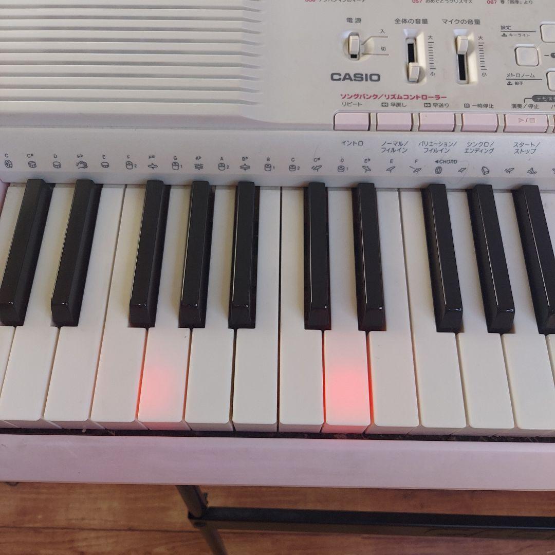 CASIO カシオ　電子ピアノ　電子キーボード LK-105 スタンドセット