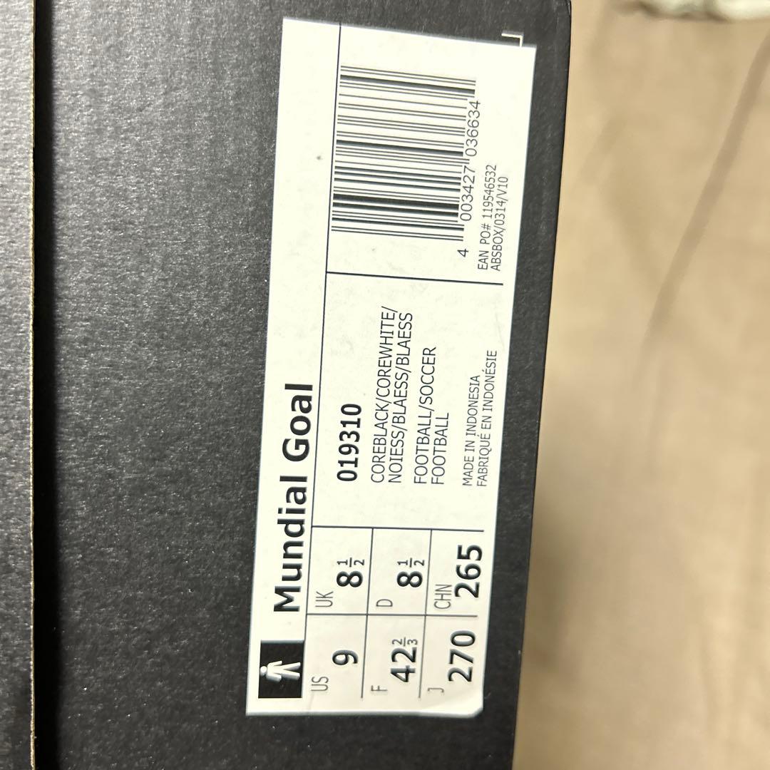 adidas アディダス　ムンディアル ゴール サッカー 27.0cm