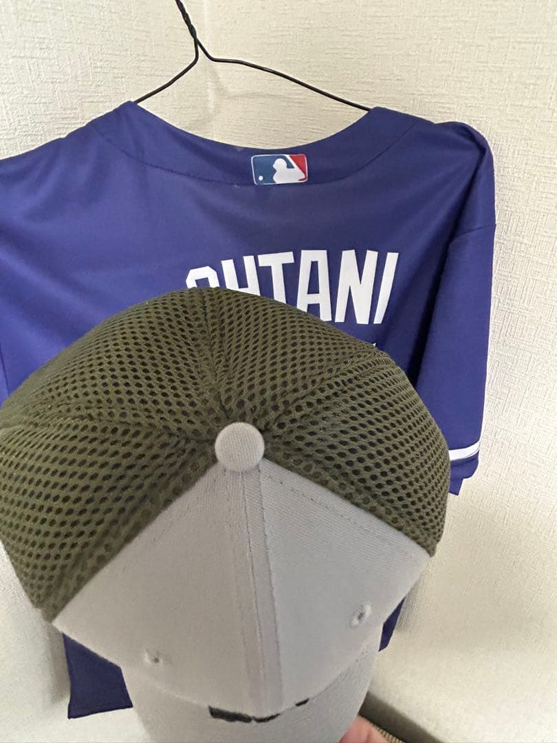 OHTANI 17 Dodgers ユニフォーム Lサイズ　ニューエラ　帽子