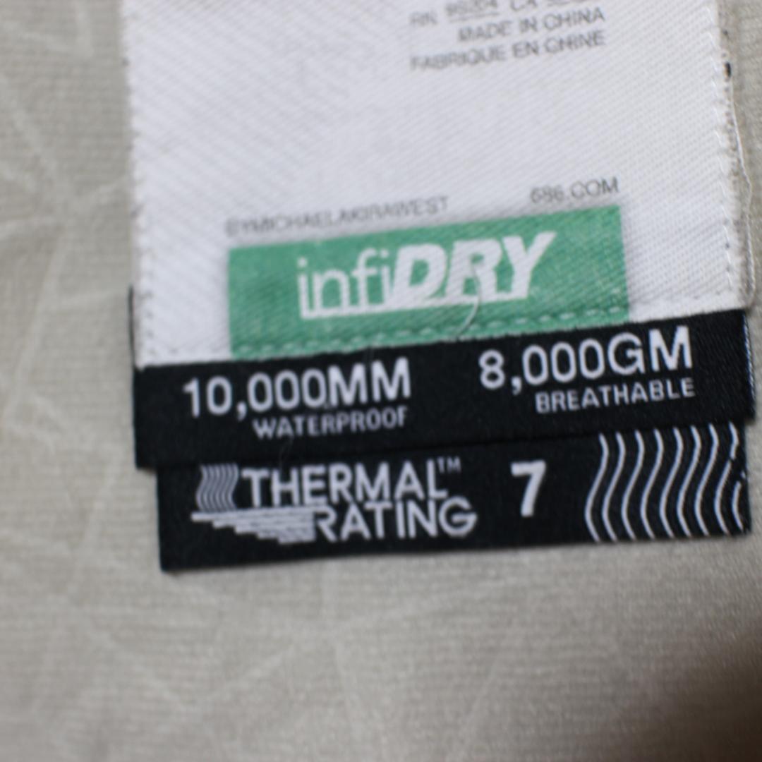 【珍色 美品 極暖 中綿】10,000ｍｍ 撥水【L】686 スノージャケット