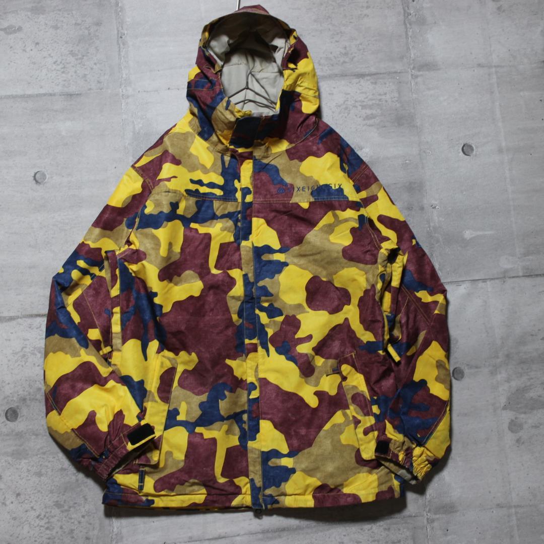 【珍色 美品 極暖 中綿】10,000ｍｍ 撥水【L】686 スノージャケット