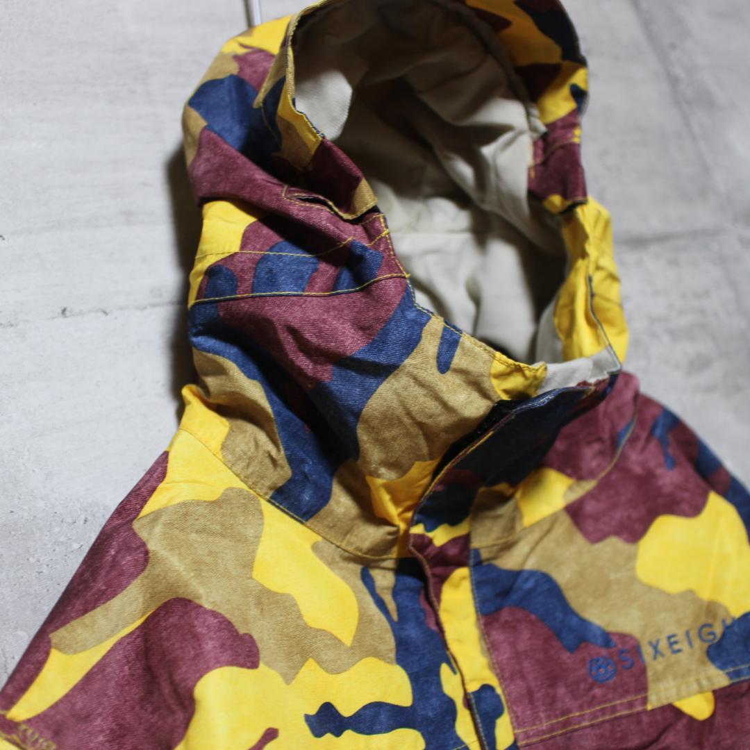 【珍色 美品 極暖 中綿】10,000ｍｍ 撥水【L】686 スノージャケット