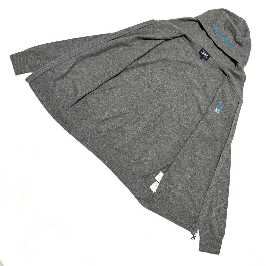 パーリーゲイツ カシミヤ100% ゴルフ　ジップパーカー美品 サイズ1