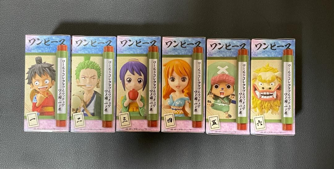 ワンピース ワールドコレクタブルフィギュア ワノ国1 全6種セット