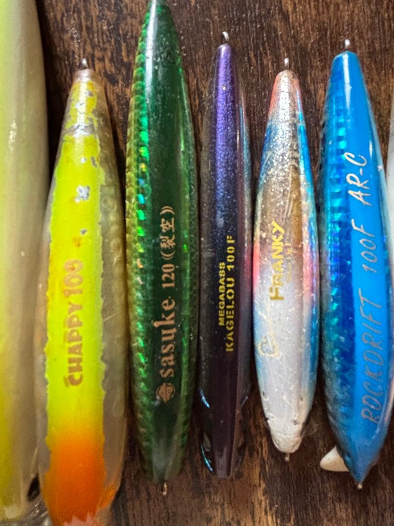 USED ルアー　シーバス　チヌ　ヒラスズキ　ダイワ、シマノ、アイマ、メガバス他