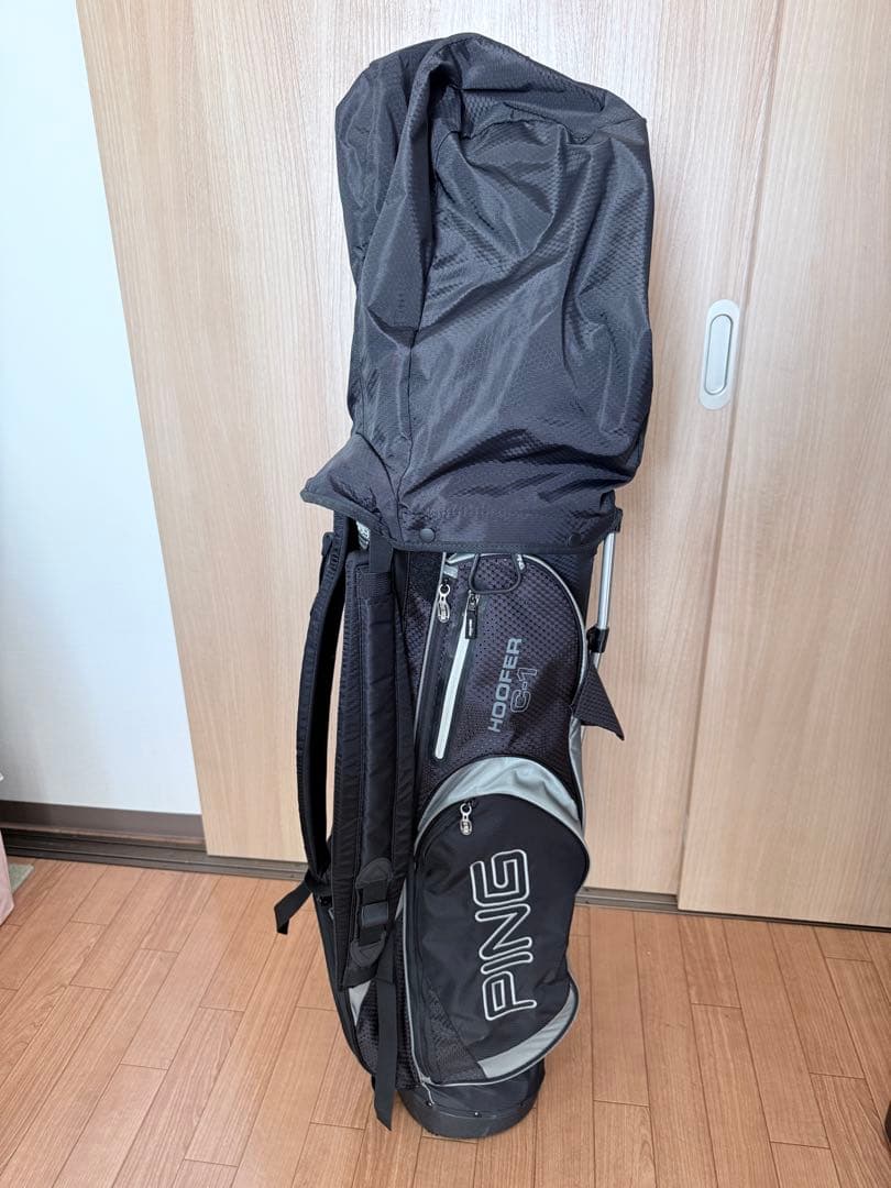 PING スタンドバッグ ブラック 4分割収納