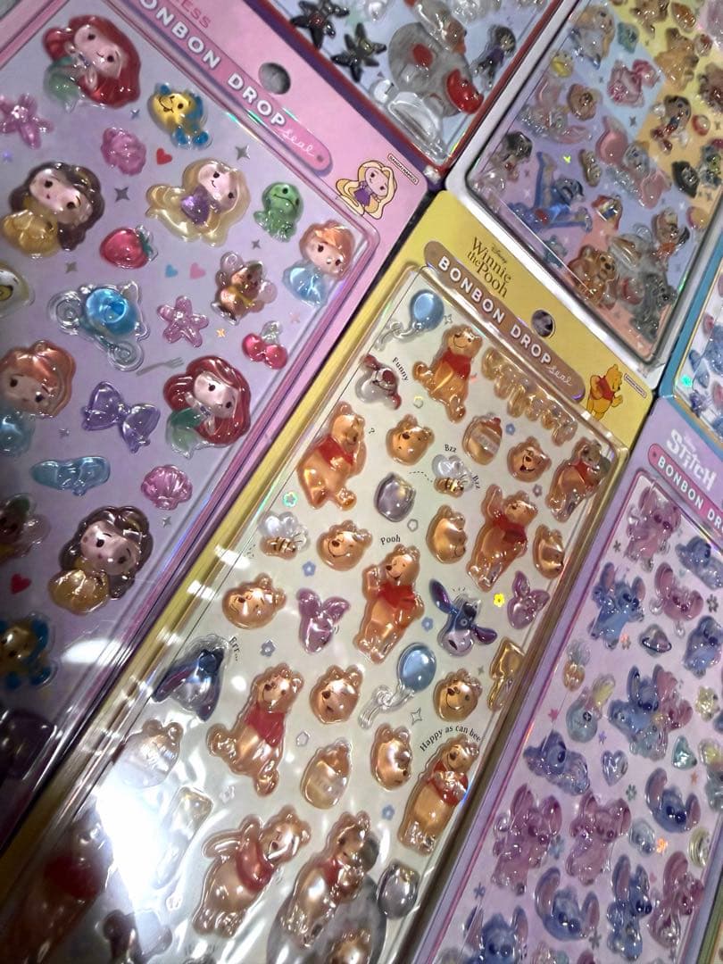 正規品 ボンボンドロップシール ディズニー８種コンプリートセット
