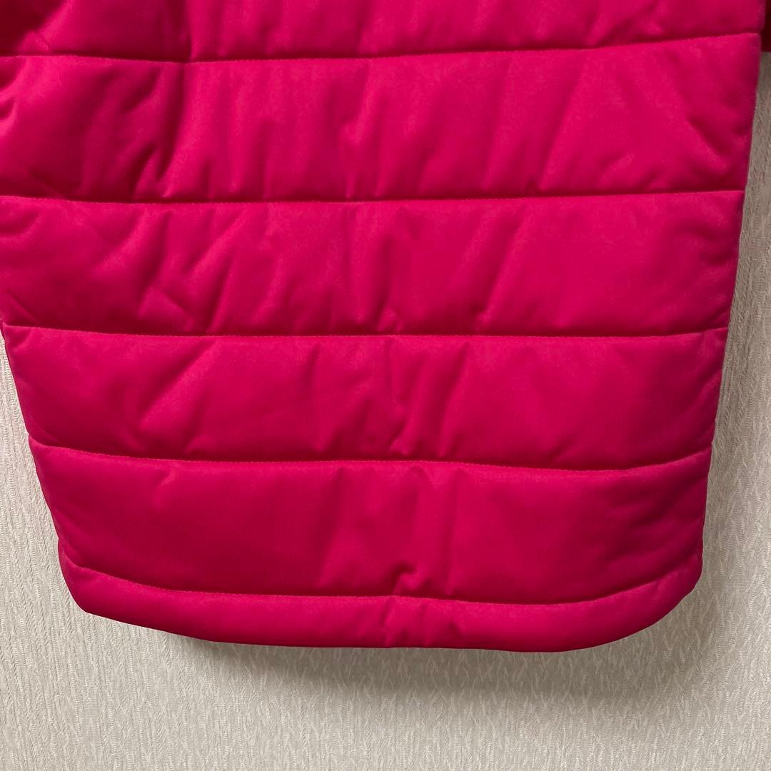 【美品】ARCHIVIO アルチビオ 中綿ジャケット 半袖 フーディピンク 36
