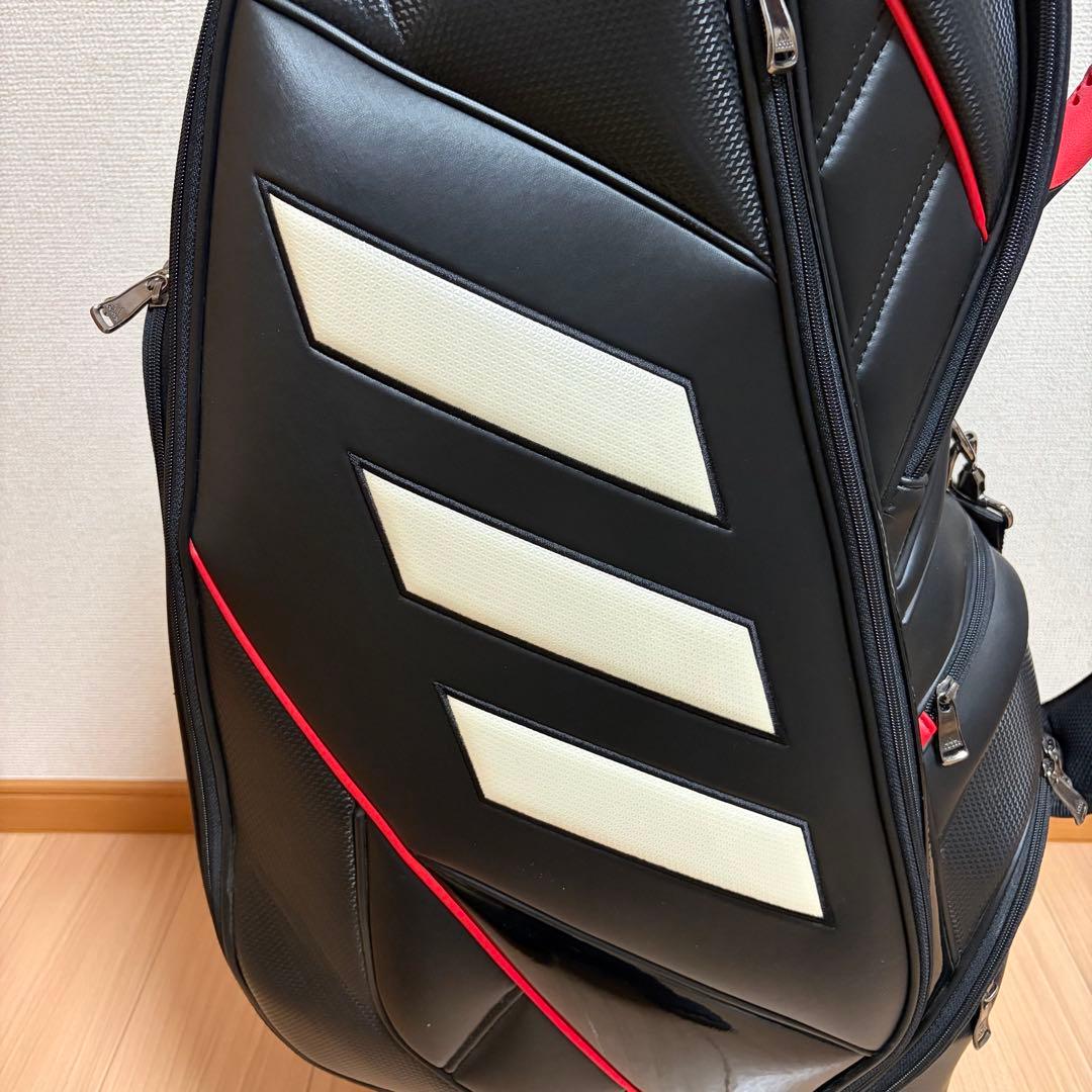 美品 アディダス ゴルフ adidas golf キャディバッグ 9.5型 黒