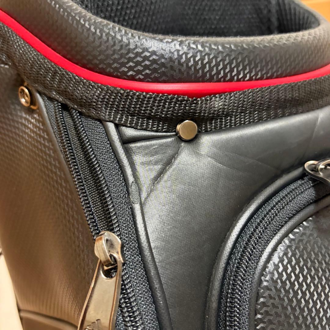 美品 アディダス ゴルフ adidas golf キャディバッグ 9.5型 黒