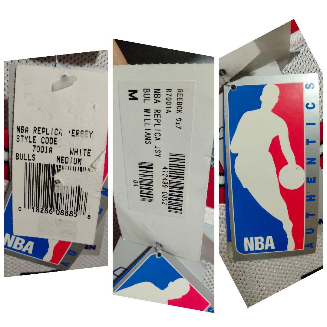 リーボック NBA ブルズ ジェイ・ウィリアムス #22 ジャージー 紙タグ付き