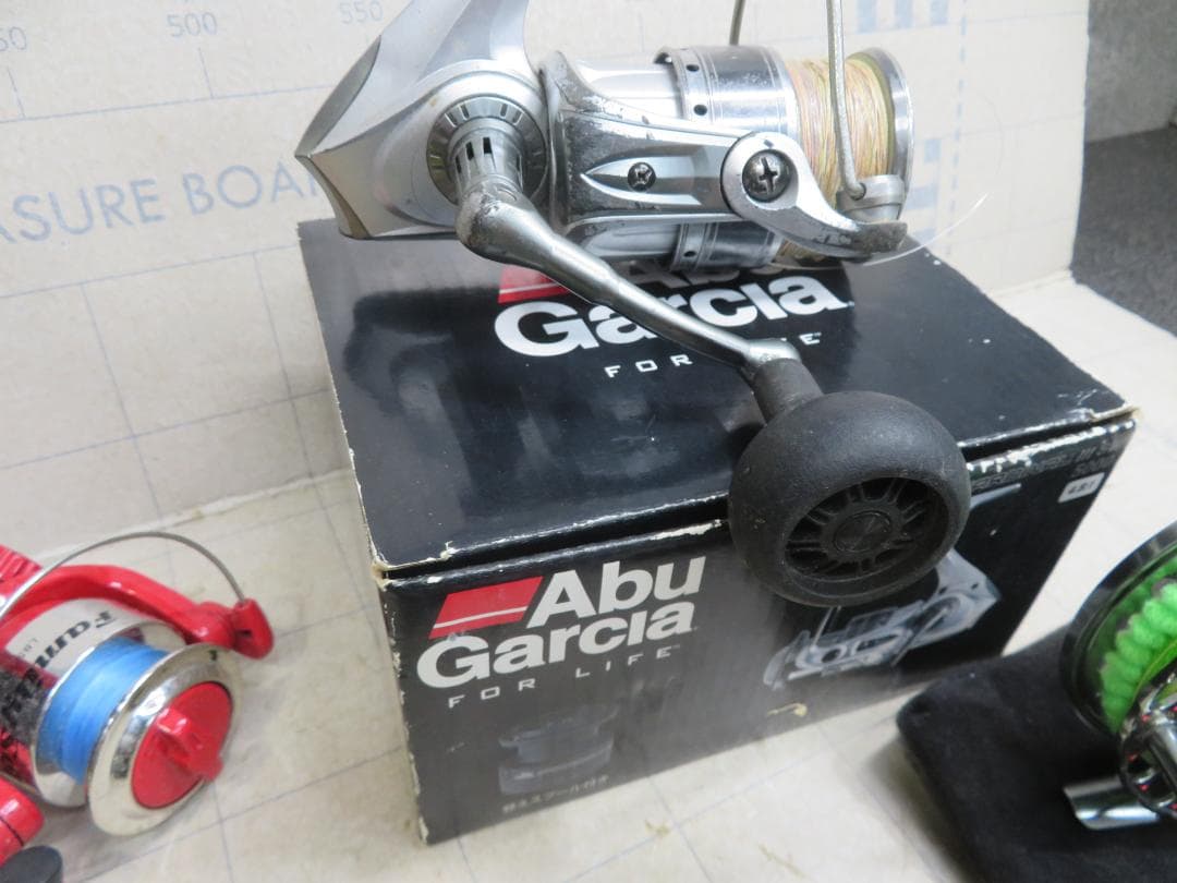 SHIMANO 他Abu Garcia スピニングリール まとめて