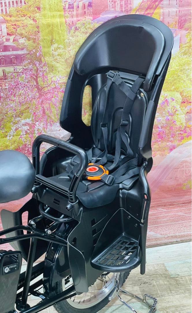K1984 電動自転車パナソニック子供乗せ 20インチ 8Ah ブラック