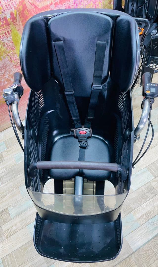 K1984 電動自転車パナソニック子供乗せ 20インチ 8Ah ブラック