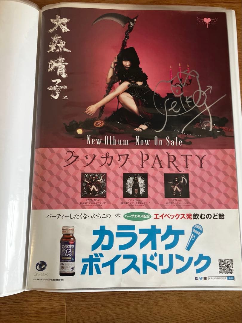 大森靖子 サイン入りポスター有り FC限定B2ポスターファイルセット