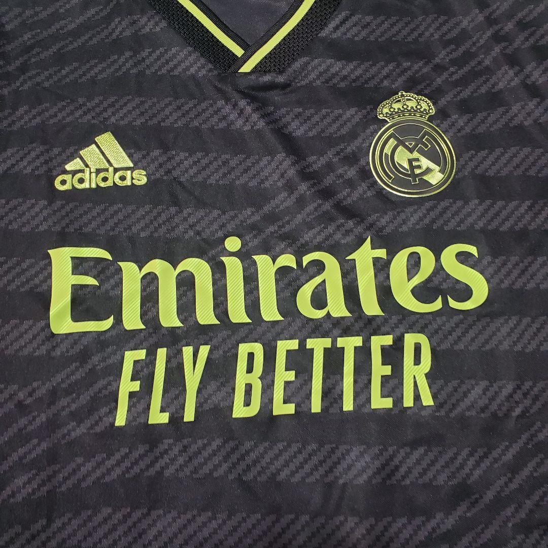 新品正規品　adidas リアルマドリード　オーセンティックユニフォーム　黒　M