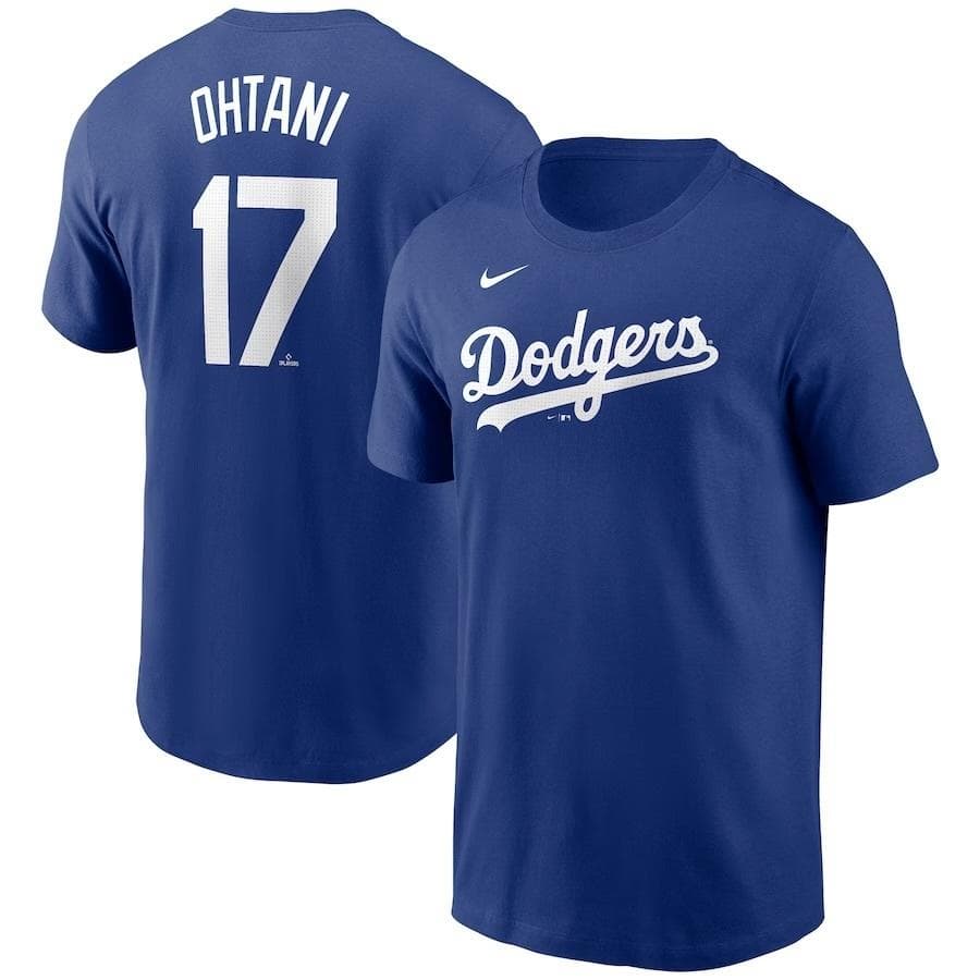 新品 メンズ Mドジャース 大谷翔平 ナイキ ネーム&ナンバー T シャツ 17