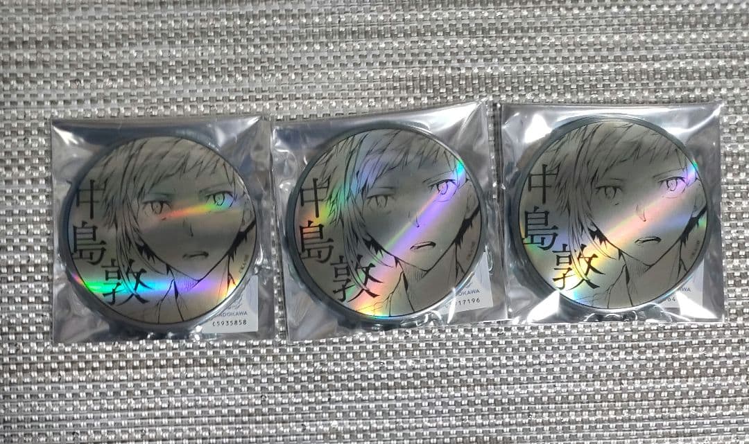 文豪ストレイドッグス 大博覧会ホログラム缶バッジ まとめ売り