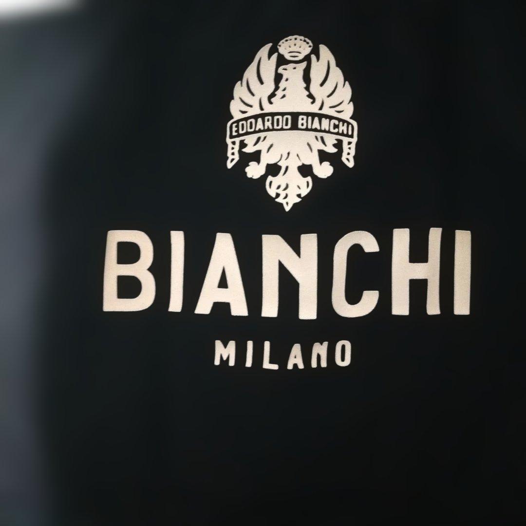 ほぼ未使用 Bianchi イタリア製 冬用 薄手 サイクルジャケット