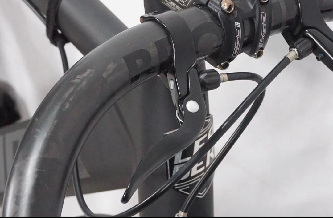 LEADER 735TR ピストバイク ブラック カーボンホイール