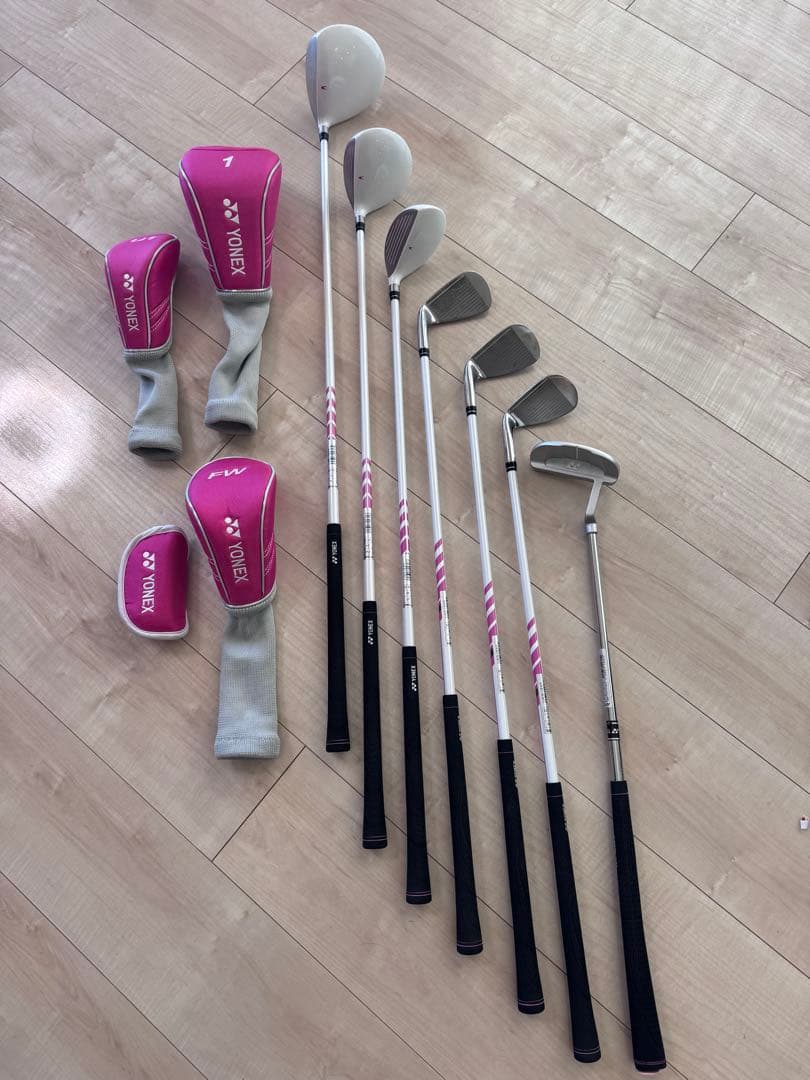 YONEX ゴルフクラブセット120ピンクジュニア