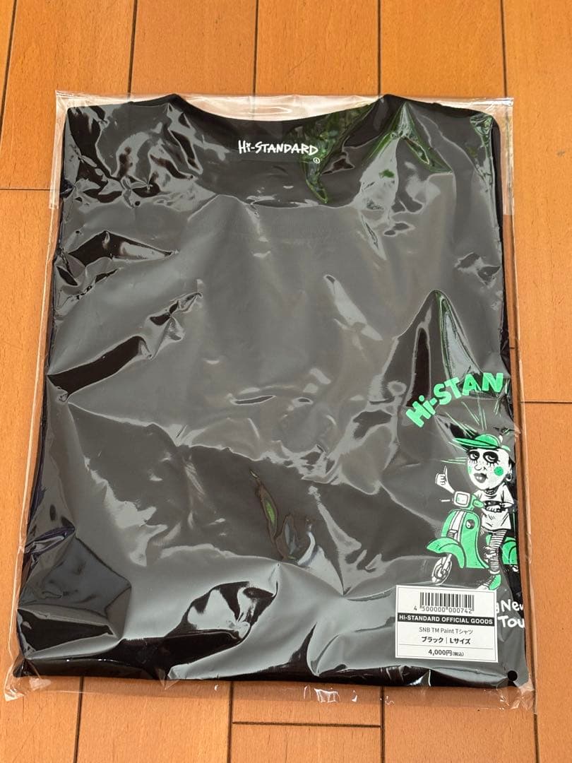 Hi-STANDARD SNB TM Paint Tシャツ Lサイズ ブラック