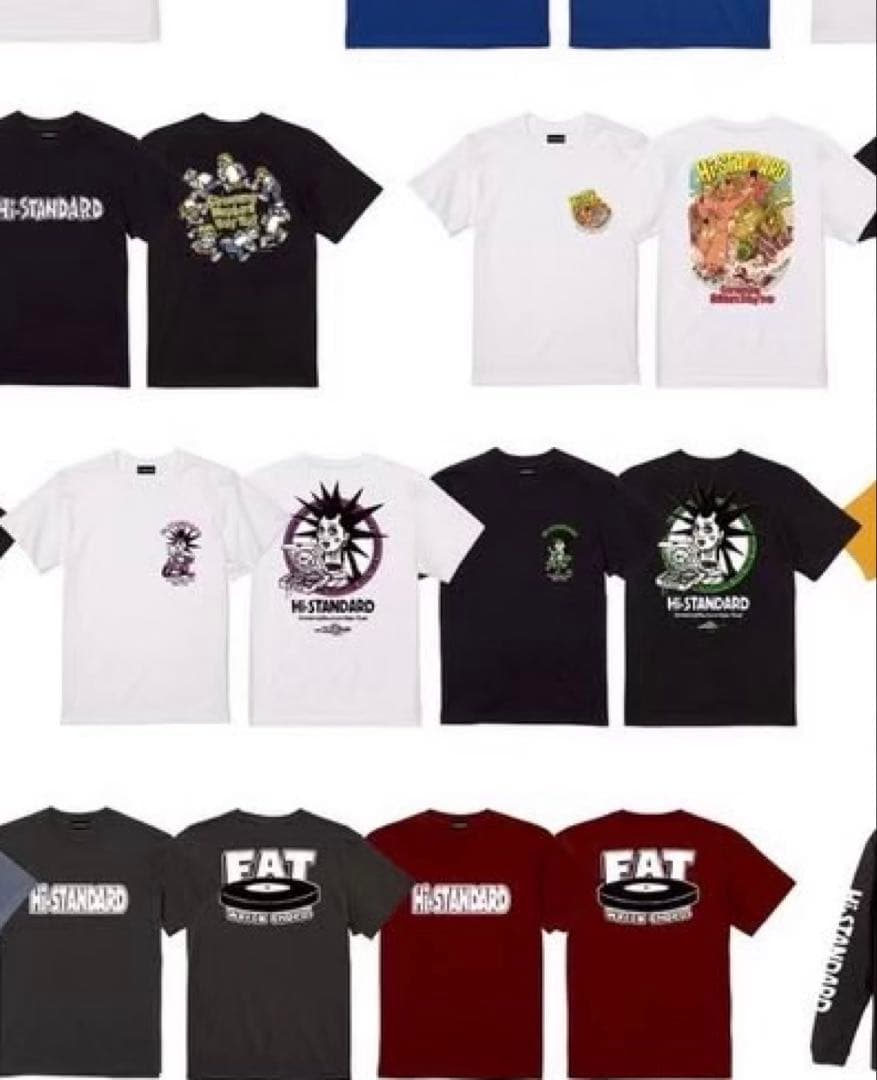 Hi-STANDARD SNB TM Paint Tシャツ Lサイズ ブラック