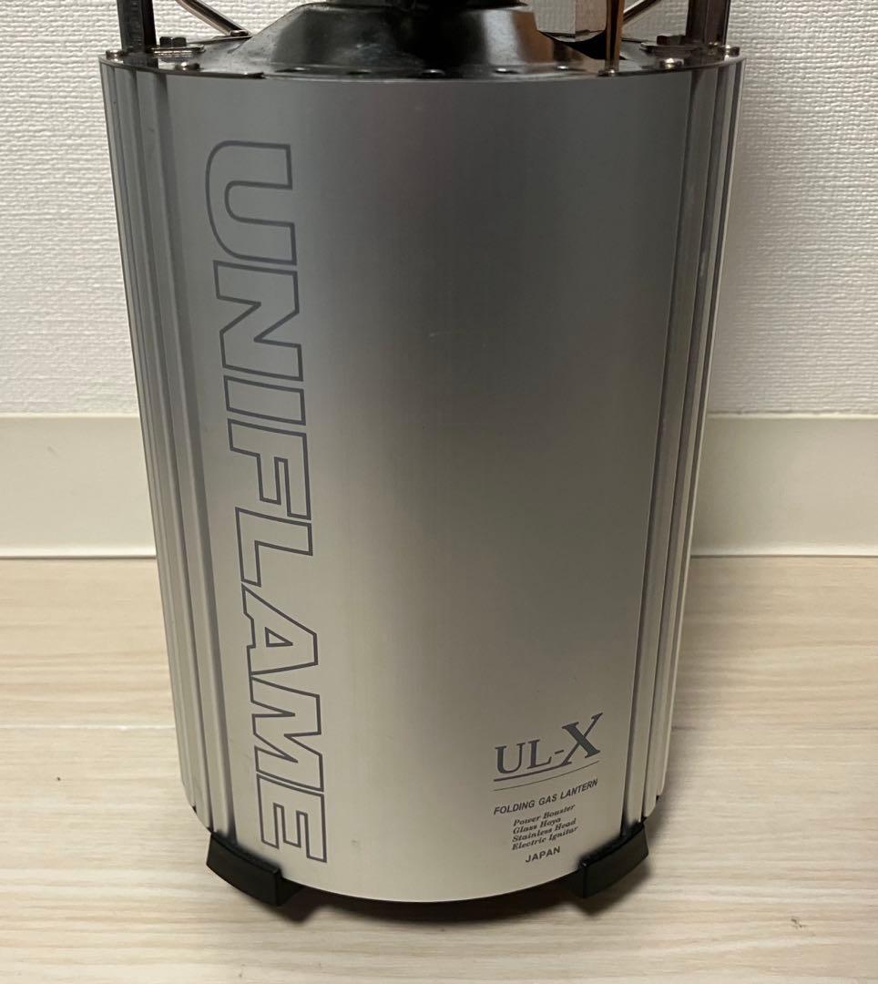 UNIFLAME UL-X ガスランタン 専用ケース、純正ガス缶3本付き