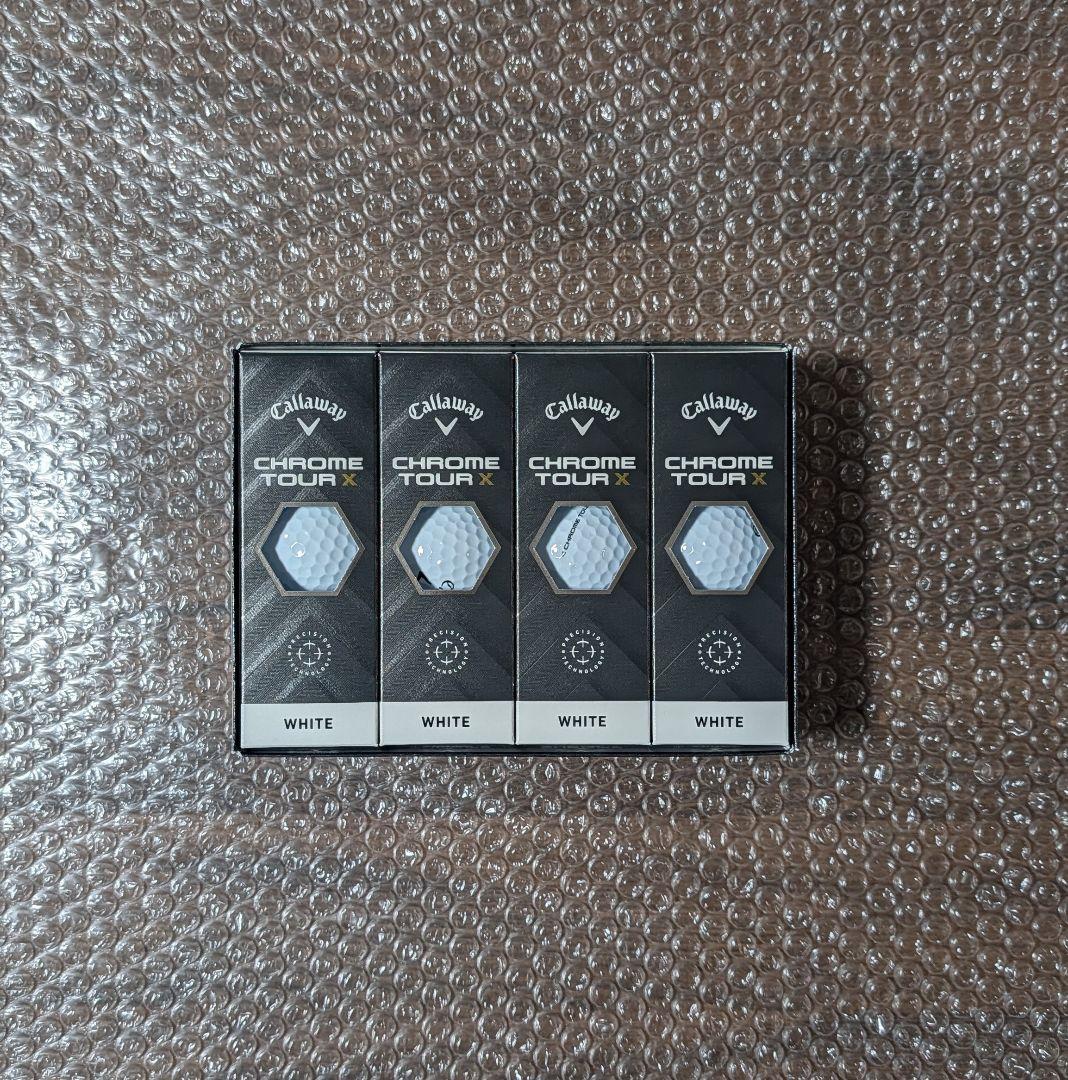 新品　キャロウェイ クロムツアーX ホワイト　3ダース