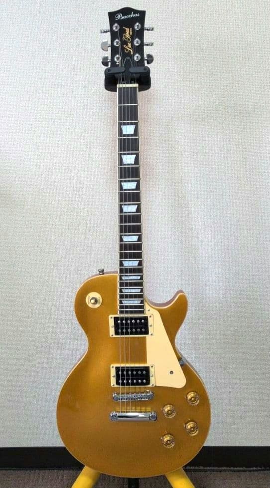 希少 美品 Bacchus Live Road Les Paul GOLDTOP