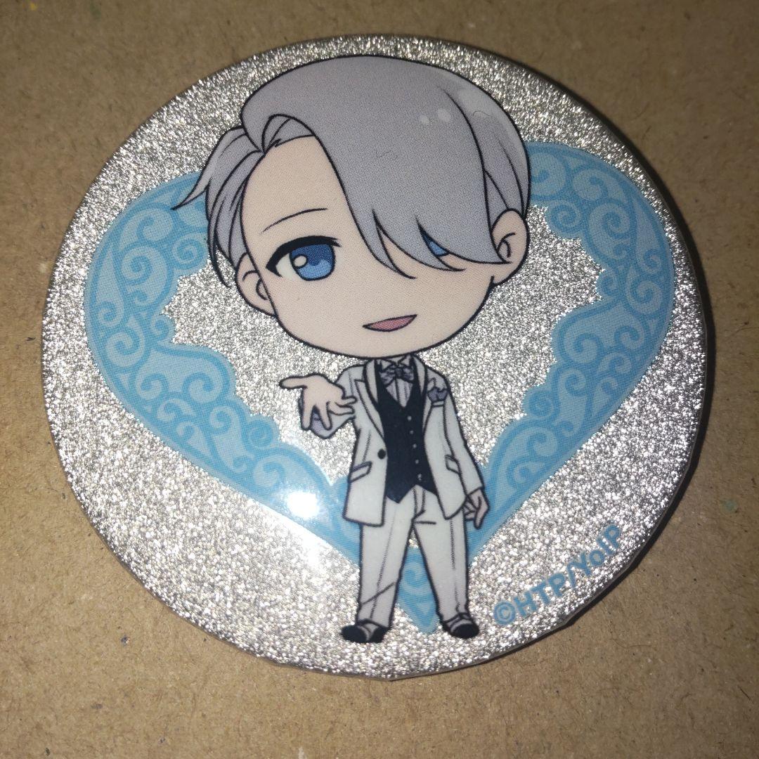 ユーリ!!! on ICE　久保ミツロウ展　限定　缶バッジ　勇利　ヴィクトル