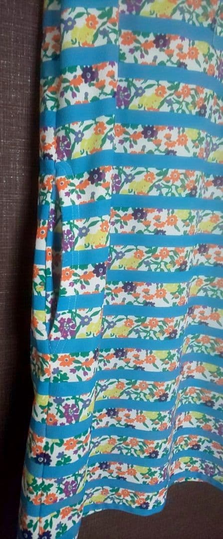 美品 完売モデル ジャックバニー リバティ 花柄 ポロワンピース サイズ2