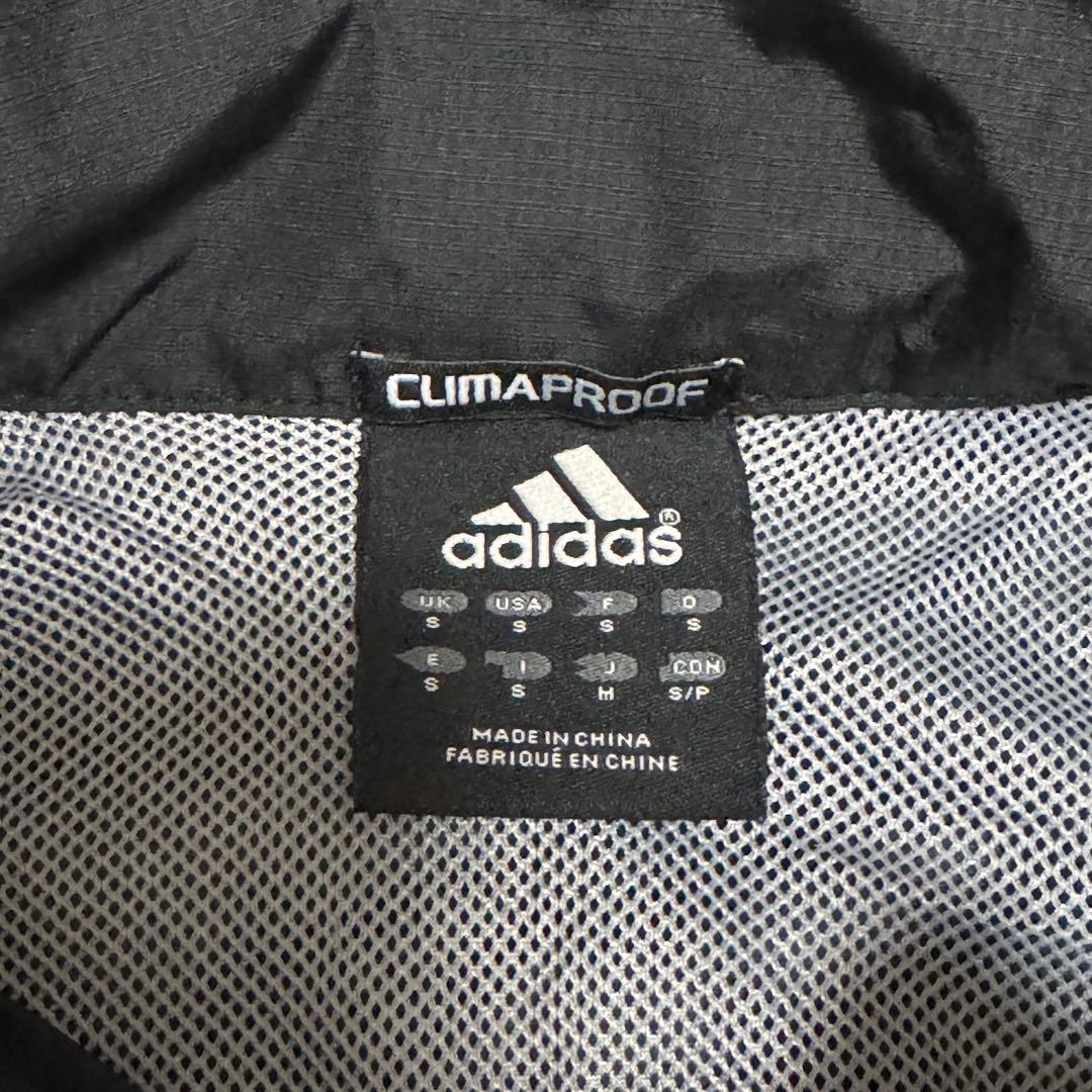 adidas ナイロンジャケット パンツ ブラック ゴールド セットアップ M