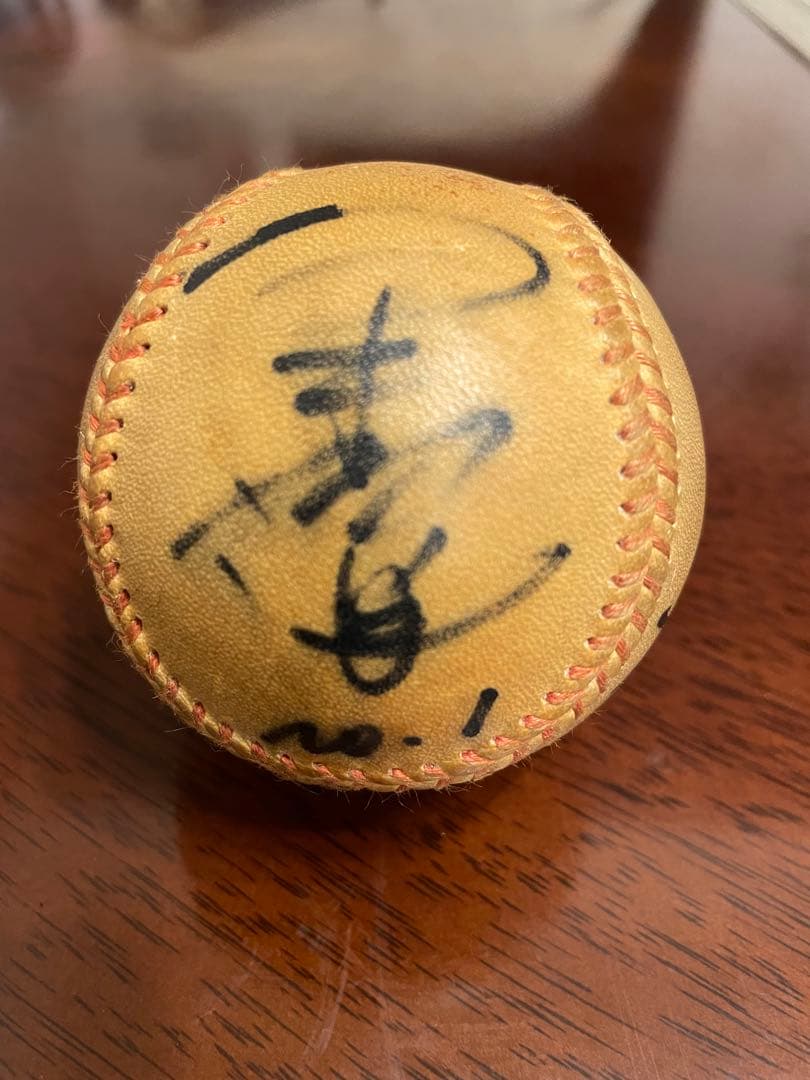 中日ドラゴンズ　サインボール　星野　高木　田尾　小松