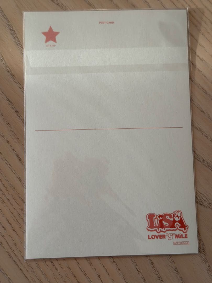 LiSA 直筆サイン入　ポストカード