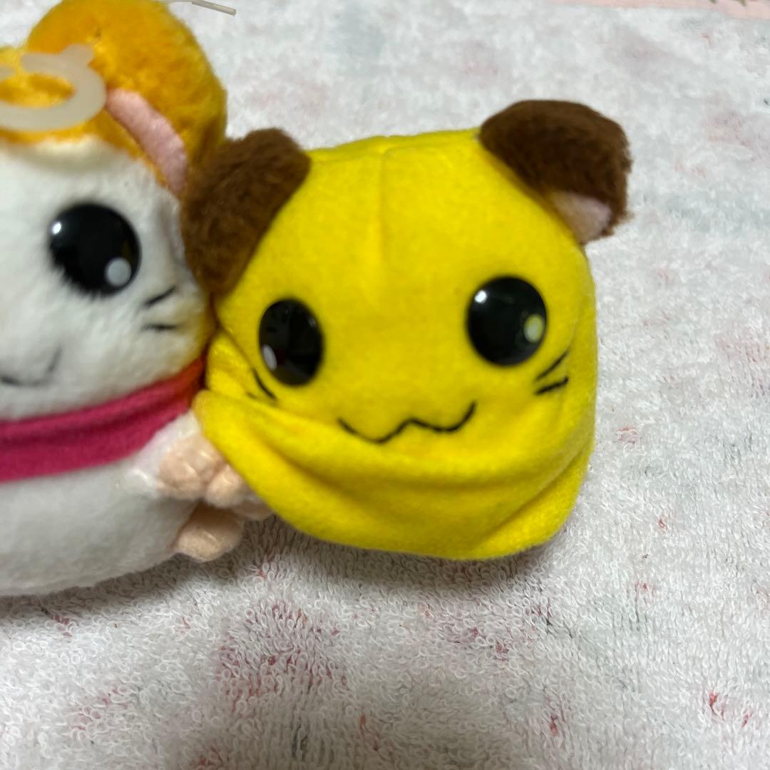 ハム太郎　ぬいぐるみ　マフラーちゃん＆ちび丸ちゃん　レトロ