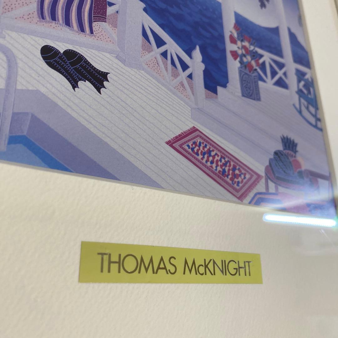 トーマス・マックナイト　Thomas McKnight 版画、絵画　40cm