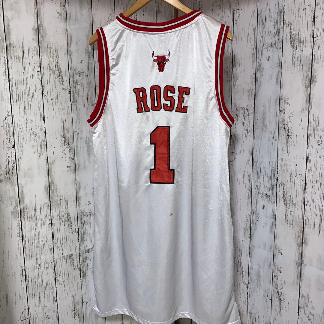 adidas NBA BULLS 54 ロゴ刺繍　オーバーサイズ　ストリート古着