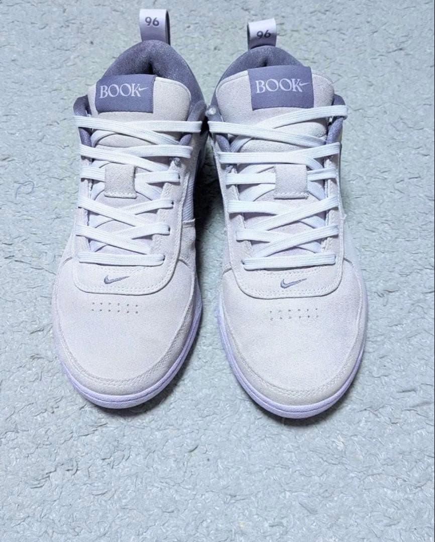 Nike BOOK 96 ホワイト/パープル シューズ