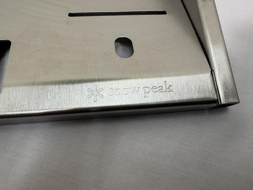 未使用  peak スノーピーク フラットバーナー 五徳トッププレート脚