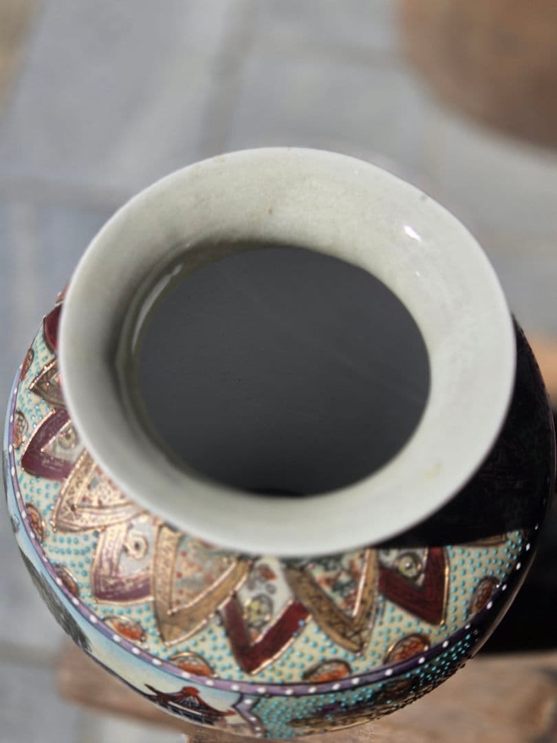 薩摩焼　骨董品　壷　花瓶　アンティーク