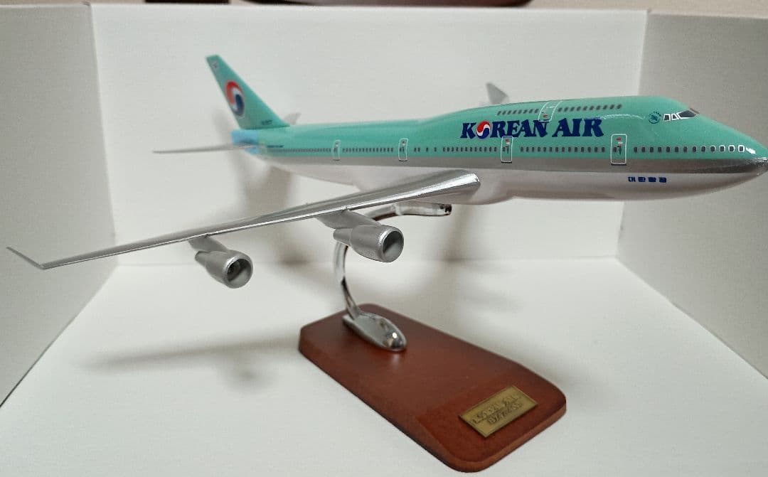 大韓航空 Korean Air B747-400 模型 40周年