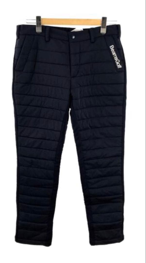 beams golf中綿 パンツ 黒