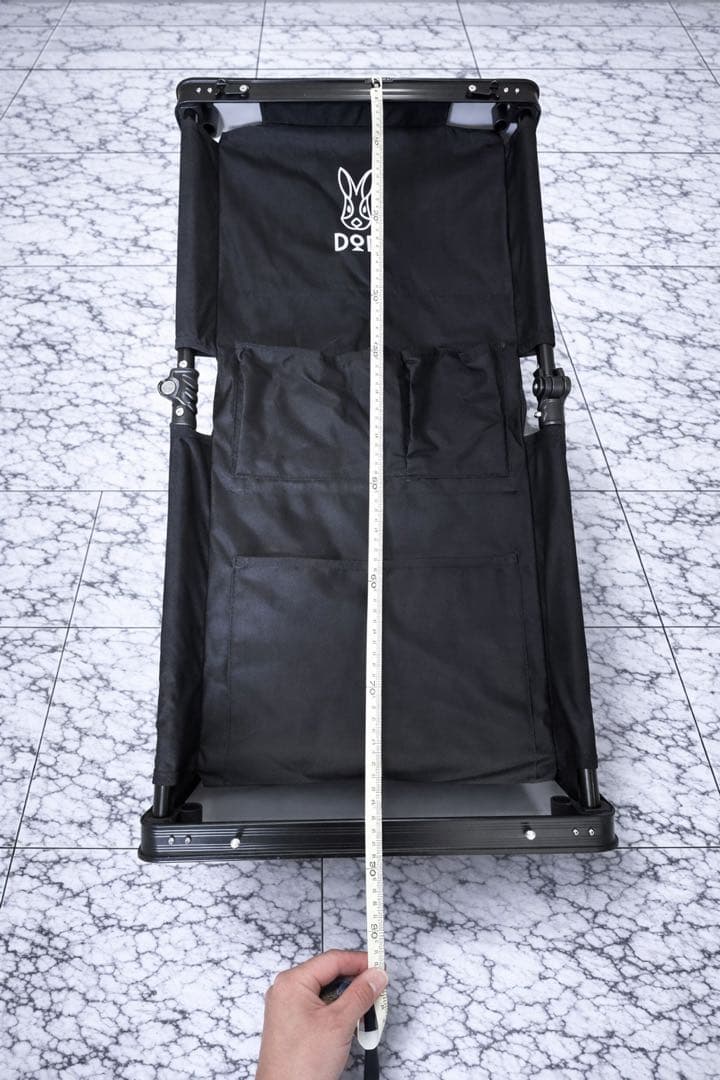 【DOD】ワンタッチキッチンテーブル（ブラック）施 盤品・キャンプ収納