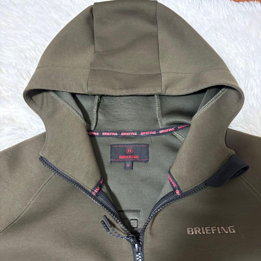 【BRIEFING】ジョガーセットアップ M カーキ ブラック ジャージ 美品
