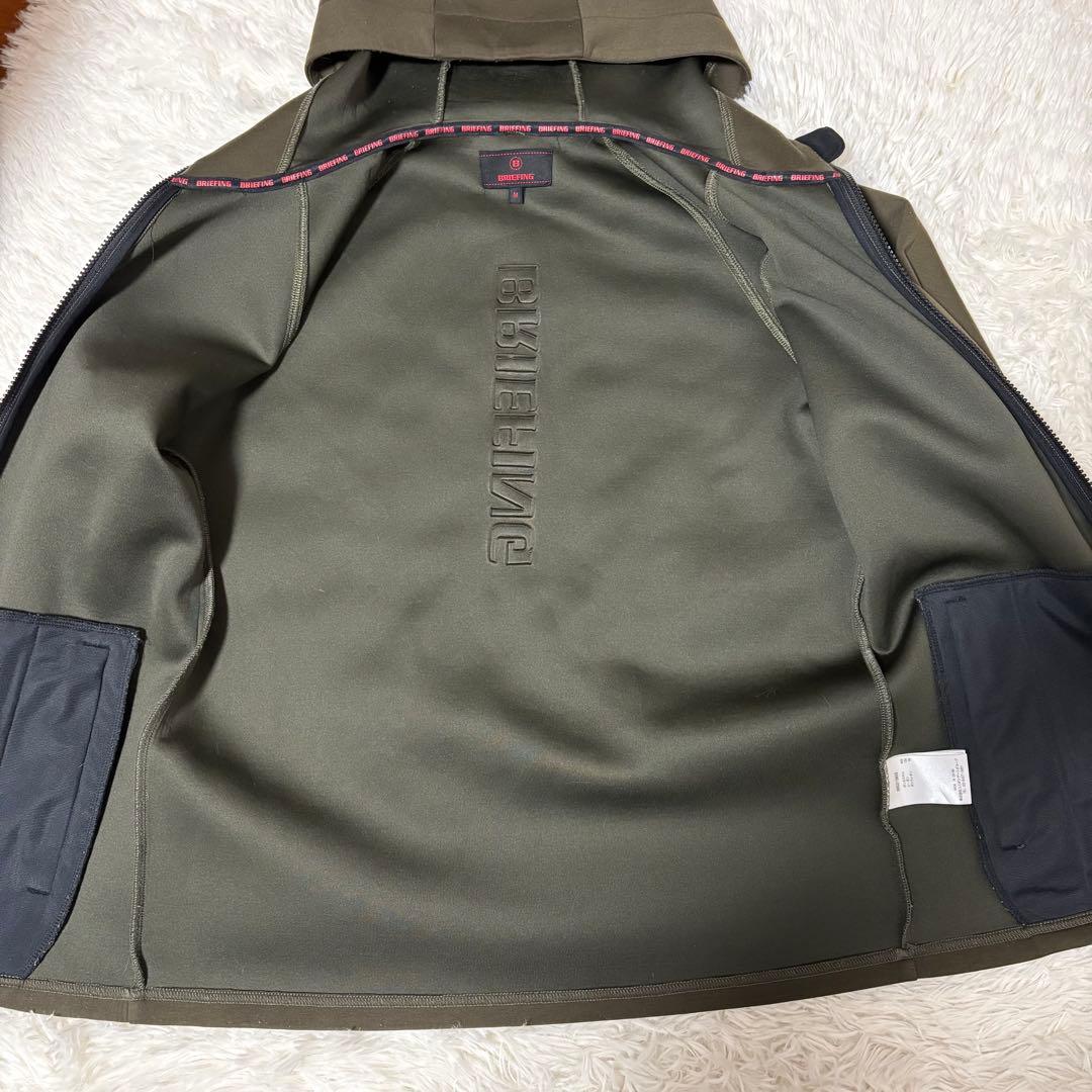【BRIEFING】ジョガーセットアップ M カーキ ブラック ジャージ 美品